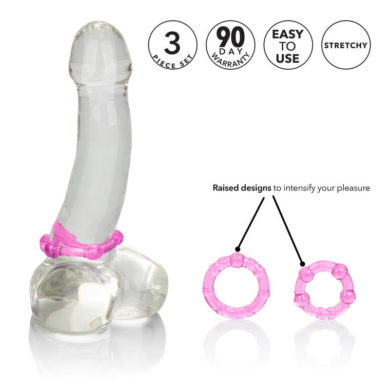 ISLAND RINGS PINK