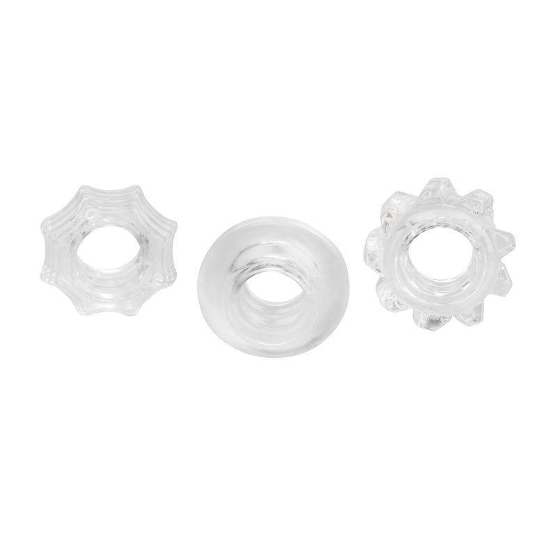 REVERSIBLE RING 3 PIECE CLEAR