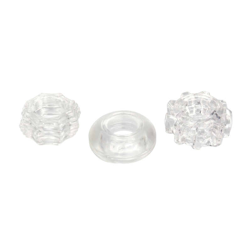 REVERSIBLE RING 3 PIECE CLEAR