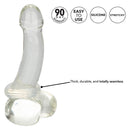 Ring fitted on a clear display model. Thick, durable and totally seamless; 90 day warranty, easy to use, silicone, stretchy