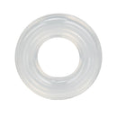 Middle-size clear ring from the Premium Silicone Ring set, front view
