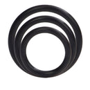 SUPPORT 3 PIECE RINGS BLACK