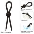 ALPHA LASSO RING BLACK