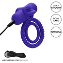 Purple Dual Climaxer charging, with USB charging cord included. Silky smooth, body safe, powerful