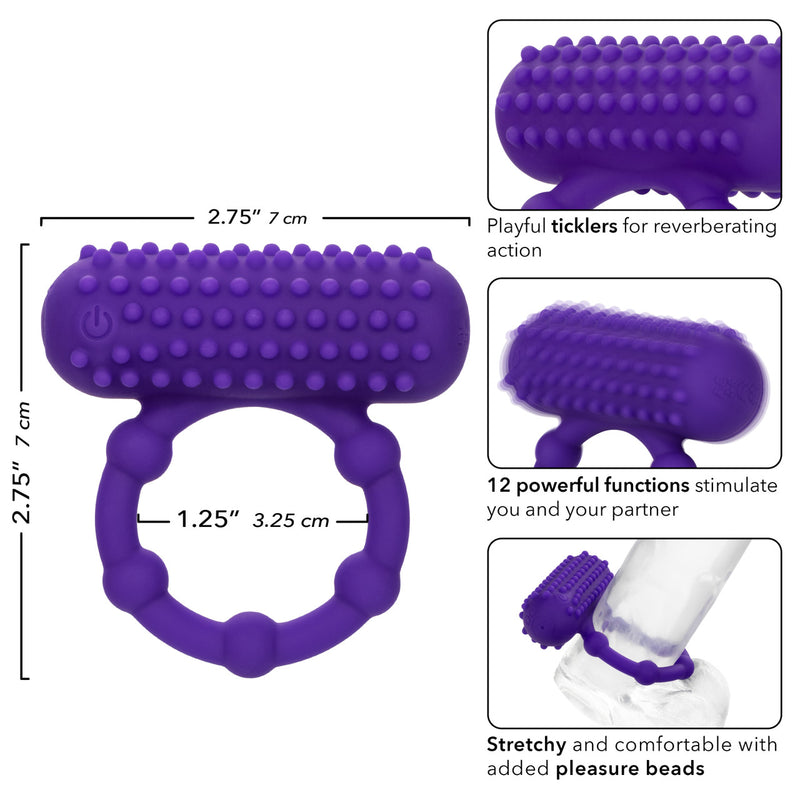 5 BEAD MAXIMUS RING PURPLE