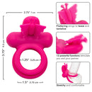 BUTTERFLY DUAL RING PINK