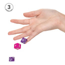 Hand rolling the three Spicy Dice. 3 piece set