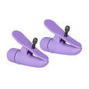 VIBRATING NIPPLE CLAMPS PURPLE