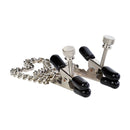 Bull Nose Nipple Clamps side by side, showing the screw adjusters and rubber-tipped jaws