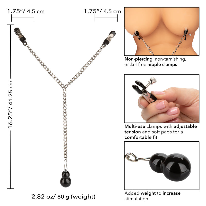 NIPPLE PLAY WEIGHTED TIER CLAMPS