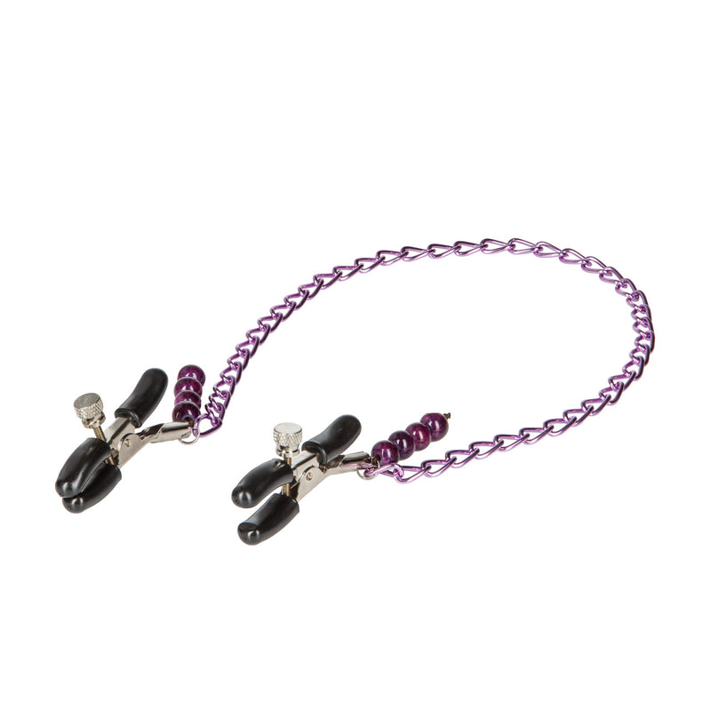 NIPPLE PLAY PURPLE CHAIN NIPPLE CLAMPS