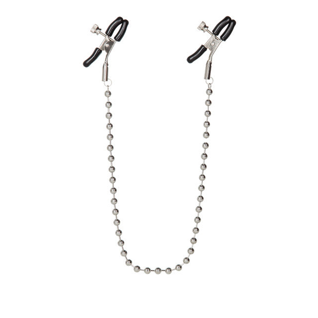 SILVER BEADED NIPPLE CLAMPS