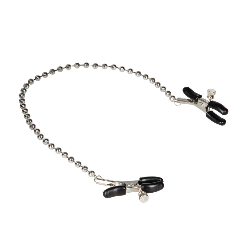 SILVER BEADED NIPPLE CLAMPS