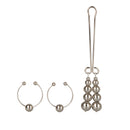 NON-PERCING NIPPLE & CLITORAL JEWELRY SILVER