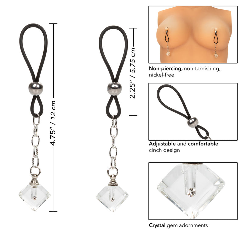 NON-PERCING NIPPLE JEWELRY CRYSTAL GEM