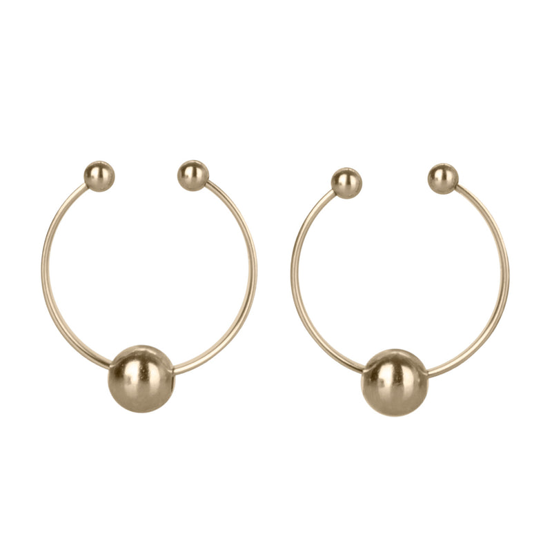 NON-PERCING NIPPLE JEWELRY GOLD