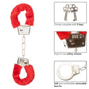 FURRY CUFFS RED