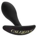 Close-up of the Boundless Teardrop Plug base with the CalExotics logo