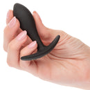 Boundless Teardrop Plug held in one hand to show its size