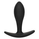 Front view of the Boundless Teardrop Plug standing on its curved base