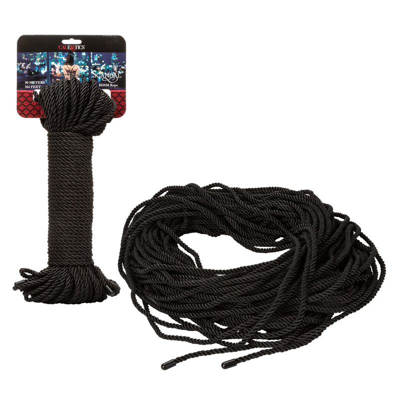 SCANDAL BDSM ROPE BLACK 50M