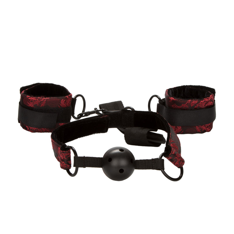 SCANDAL BALL GAG CUFFS