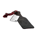 Back of the Scandal Paddle showing the soft black plush side and the hang tag