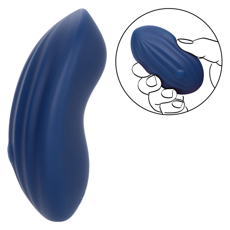 CASHMERE VELVET CURVE BLUE