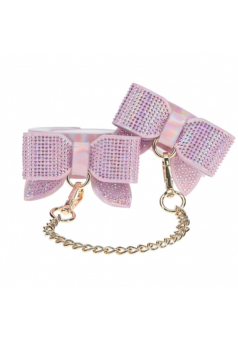 OUCH! PARIS LEG CUFFS PINK