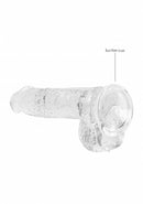 REALROCK 6" DILDO CLEAR