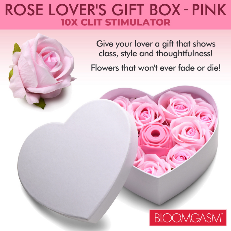 BLOOMGASM ROSE HEART BOX PINK