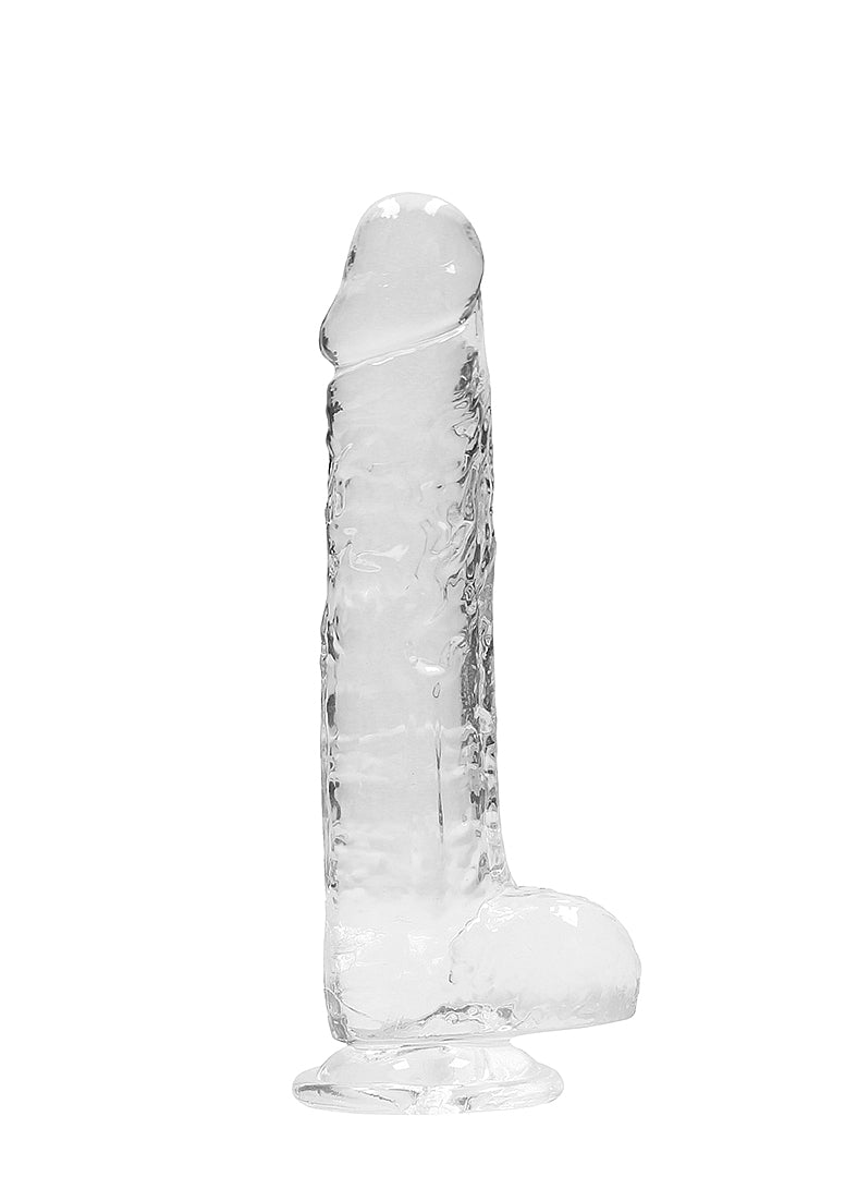 REALROCK 8" DILDO CLEAR