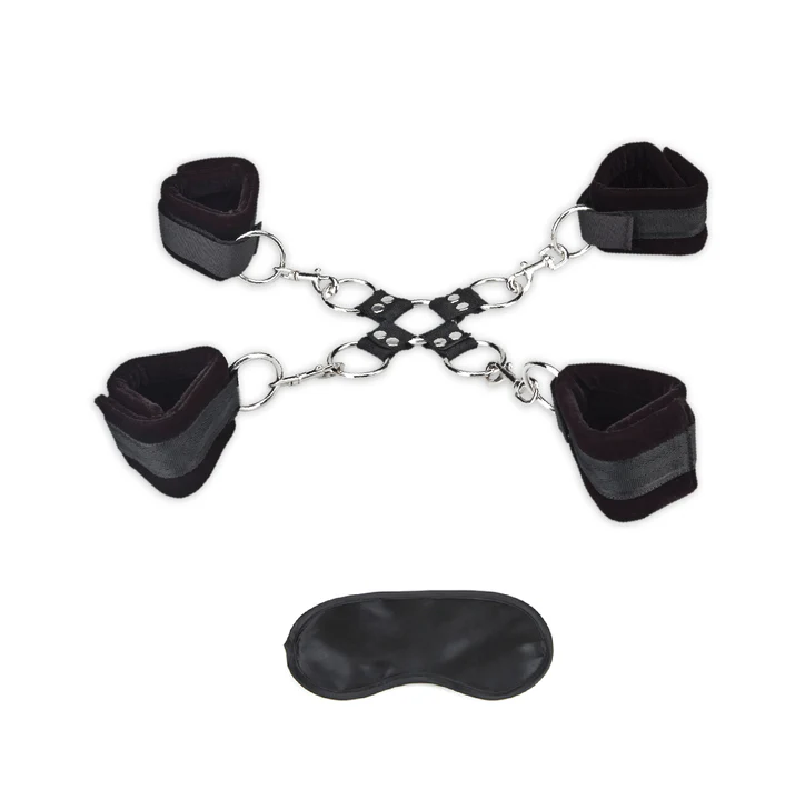 LUX FETISH 5PC SOFT CUFF HOGTIE