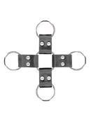 BONDED LEATHER HOGTIE WITH CUFFS