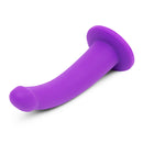 TOGETHER VIBES TILT STRAP ON HARNESS &  6.5" VIBRATING PURPLE DILDO