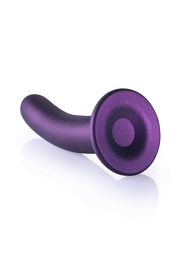 SMOOTH G SPOT 7" DILDO METALLIC PURPLE