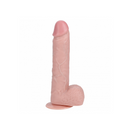 REALROCK VIBRATING & ROTATING DILDO WHITE 8"