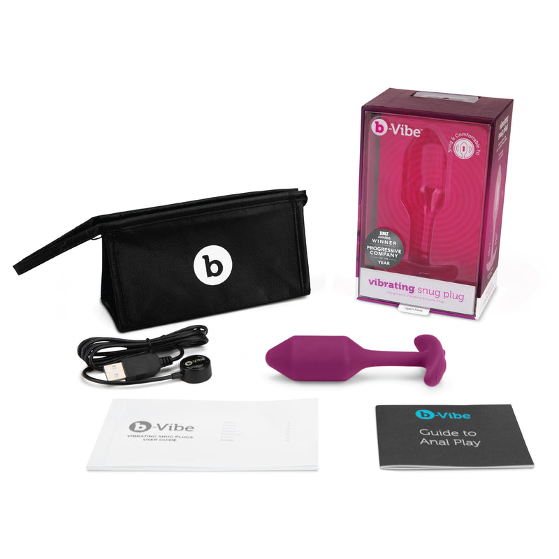 VIBRATING SNUG PLUG 2 ROSE