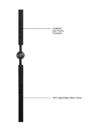 VELVET BREATHABLE BALL GAG BLACK