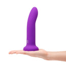 TOGETHER VIBES DUO STRAP ON HARNESS 5.5" DILDO & 8" VIBRATING PURPLE DILDO