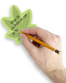 CANNABIS LEAF STICKY NOTES