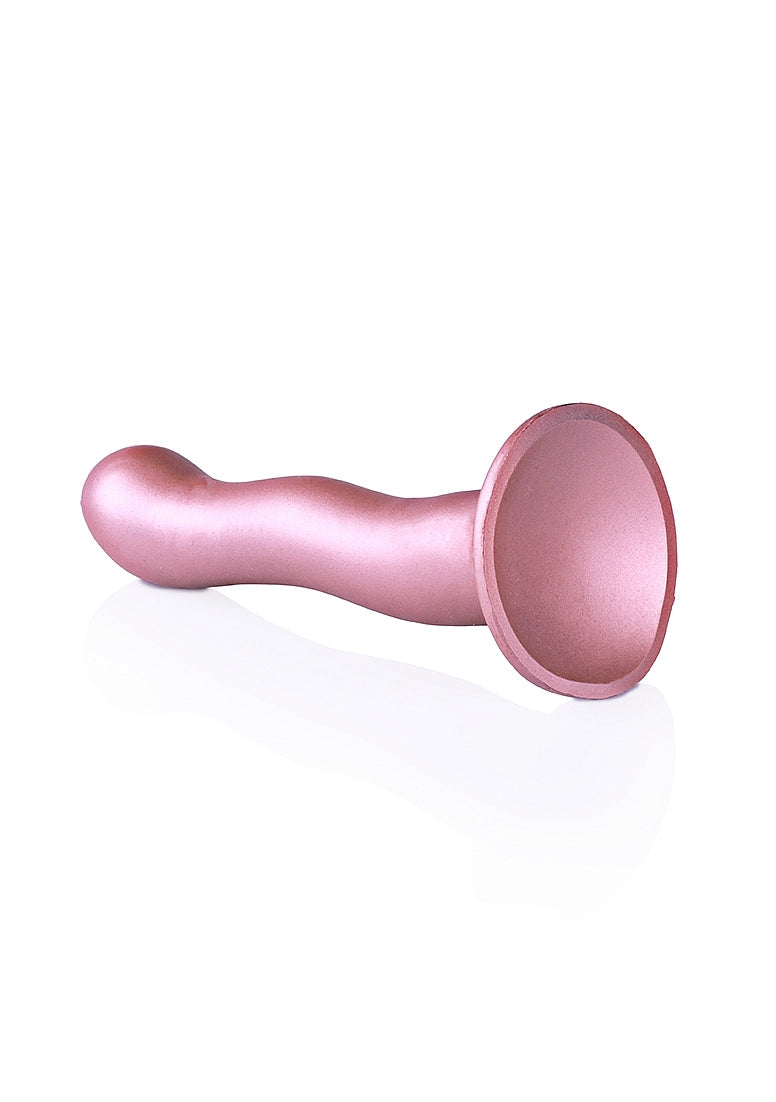 SMOOTH CURVY 7" DILDO ROSE GOLD