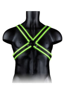 GLOW IN THE DARK CROSS HARNESS L/XL