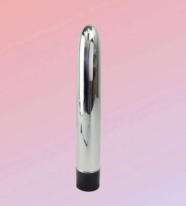 VOODOO 9" VIBRATOR SILVER