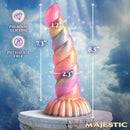 MAJESTIC CREATURE C*CKS AURORA UNICORN DILDO 7"