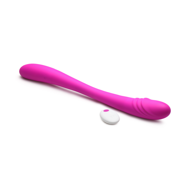 INMI DOUBLE TEAM DILDO PINK WITH REMOTE