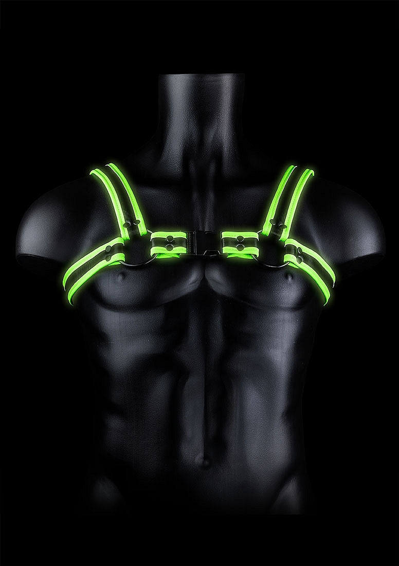 GLOW IN THE DARK BUCKLE HARNESS S/M