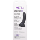 MERCI THE PERFECT P SPOT DILDO 7.5" DILDO BLACK