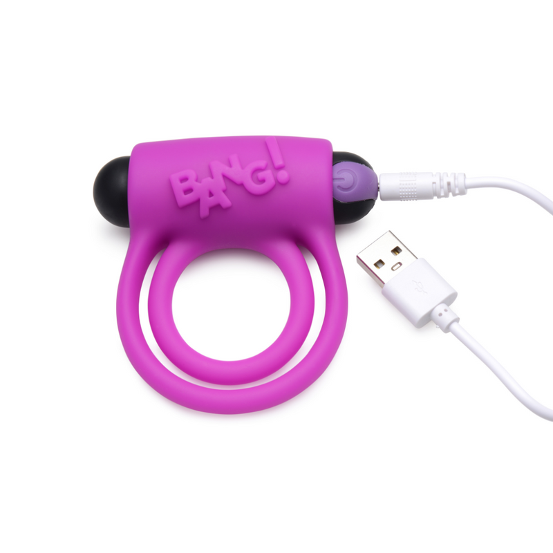 BANG! ULTRA C-RING WITH REMOTE PURPLE