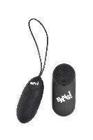 BANG! NUBBED EGG WITH REMOTE BLACK